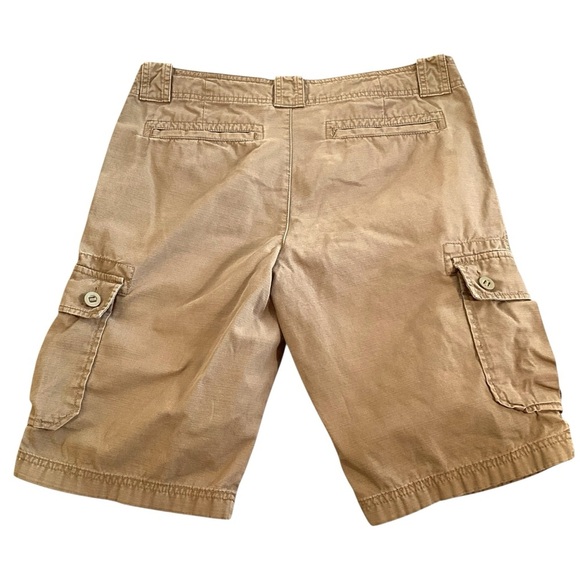Guide Series Cotton Bermuda Cargo Shorts, Camel Color - Size 8 - Picture 8 of 10